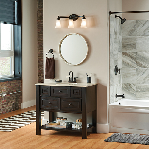 小浴室如何裝出大空間?