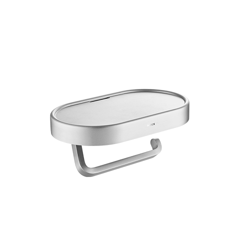 艾麗莎II帶平臺(tái)廁紙架（星際銀）