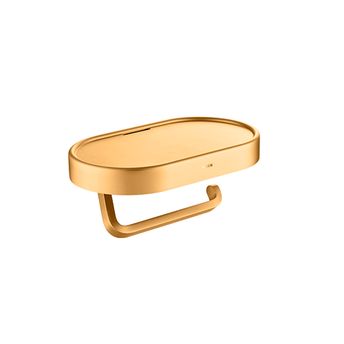 艾麗莎II帶平臺(tái)廁紙架（(流沙金）